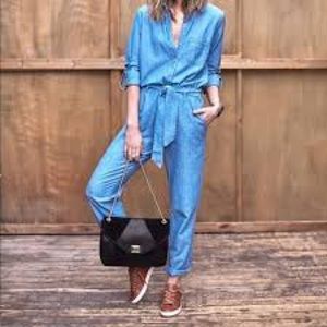 Sezane Jeanna Jumpsuit—Size 36/S